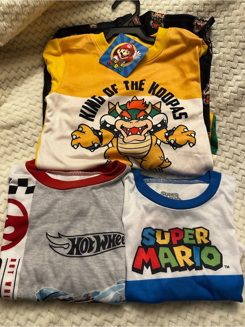 Nintendo Blue, White & Red Super Mario Graphic Tee